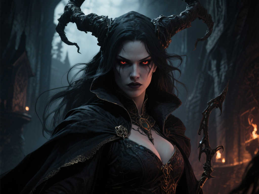 《刺客信条HEXE》猎巫题材新作同人海报：女巫美得令人心动！